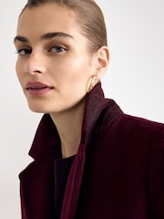 Phase Eight Red Lydia Wool Coat - Image 6 of 7