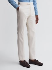 Pantalones de corte slim en pana Stadium de Reiss - Imagen 1 de 4