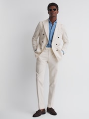 Pantalones de corte slim en pana Stadium de Reiss - Imagen 3 de 4