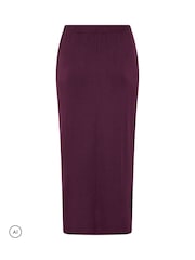 Yours Curve Purple Tube Skirt - Image 6 of 6