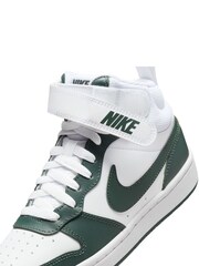 Nike Grey/White Youth Court Borough Mid Trainers - Image 11 of 12