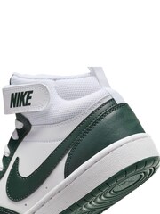 Nike Grey/White Youth Court Borough Mid Trainers - Image 12 of 12