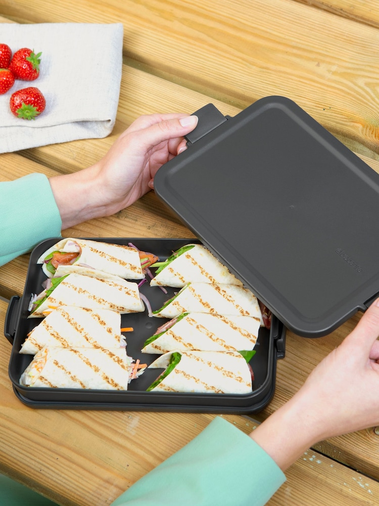 Brabantia Grey Make & Take Lunch Set - Water Bottle & Lunch Box - Image 2 of 8