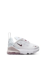 Nike White Infant Air Max 270 Trainers - Image 1 of 7
