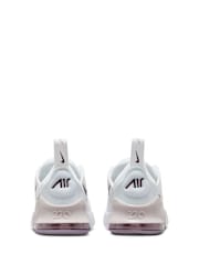Nike White Infant Air Max 270 Trainers - Image 5 of 7