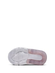 Nike White Infant Air Max 270 Trainers - Image 6 of 7