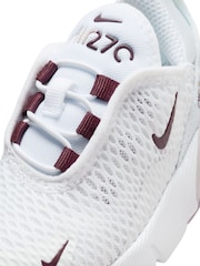 Nike White Infant Air Max 270 Trainers - Image 7 of 7