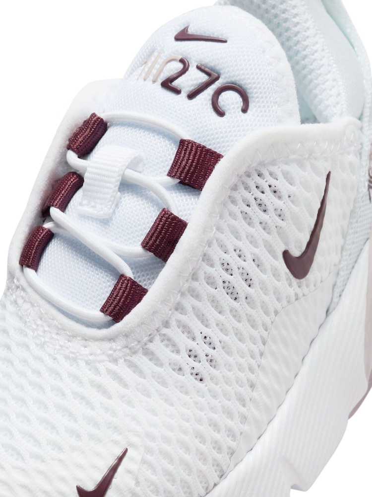 Nike White Infant Air Max 270 Trainers - Image 7 of 7