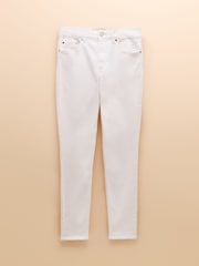 Joules White Skinny Fit Mid Rise Jeans - Image 9 of 9