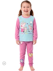 Character Peppa Pig George, Evie And Peppa Pyjamas & Dressing Gown Set - Bilde 5 av 12