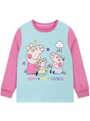 Character Peppa Pig George, Evie And Peppa Pyjamas & Dressing Gown Set - Bilde 8 av 12