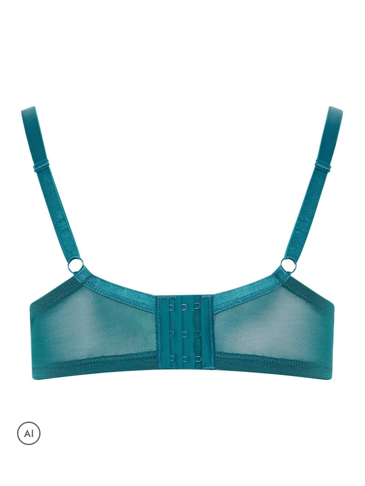 Yours Curve Green Underwired T-Shirt Bra - Image 6 of 6 Yours Curve Green Underwired T-Shirt Bra - Image 6 of 6