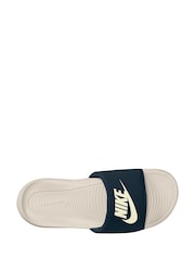 Nike Blue Victori One Slides - Image 3 of 4