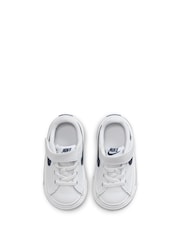 Nike White Infant Court Legacy Trainers - Image 7 of 9