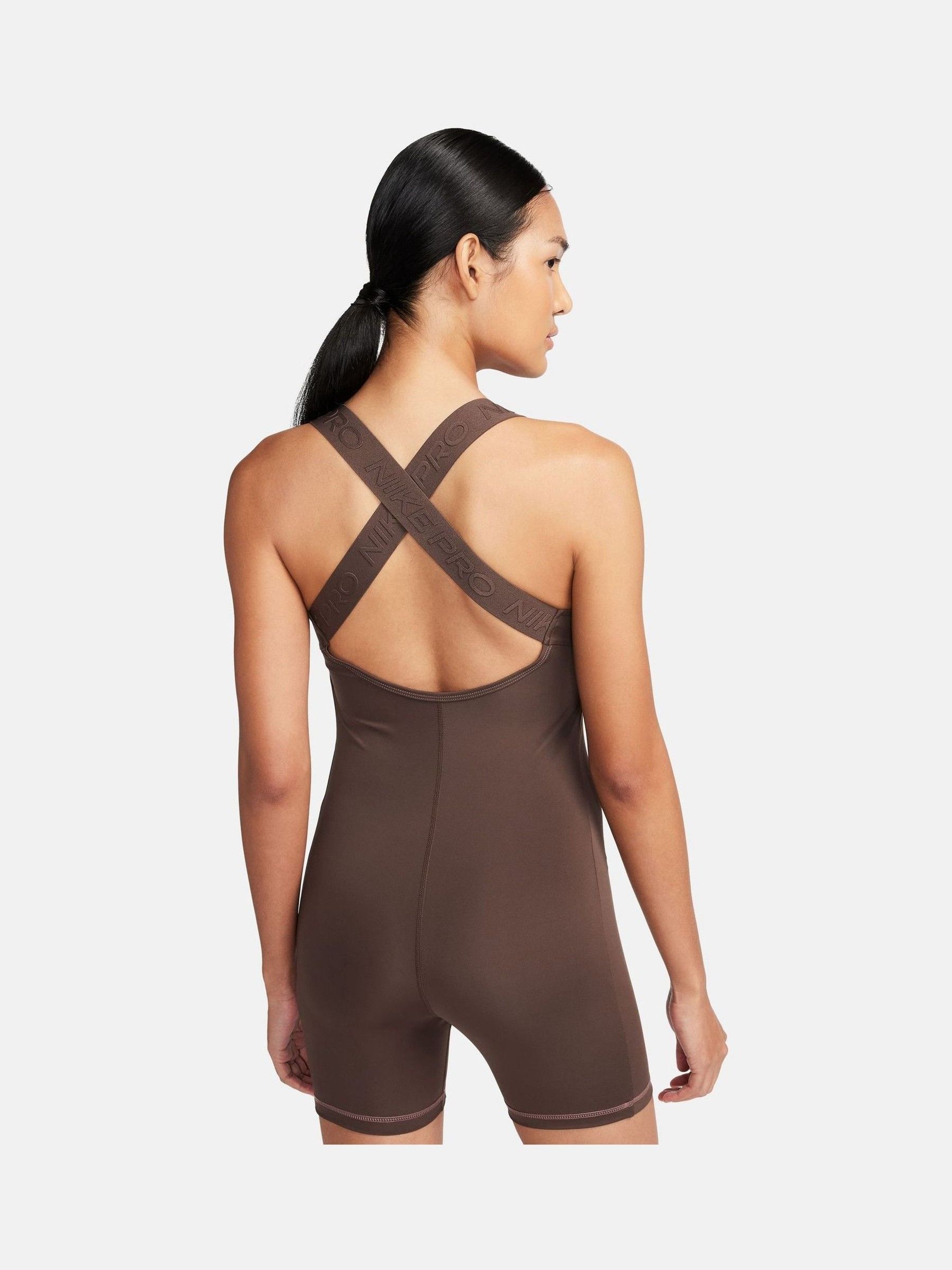 Buy Nike Brown Dri FIT Pro Unitard Jumpsuit Bodysuit from Next Luxembourg