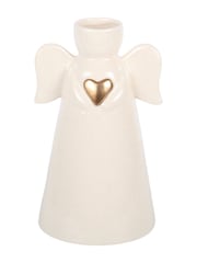 Something Different White Angel Shaped Ceramic Vase - Image 2 of 4