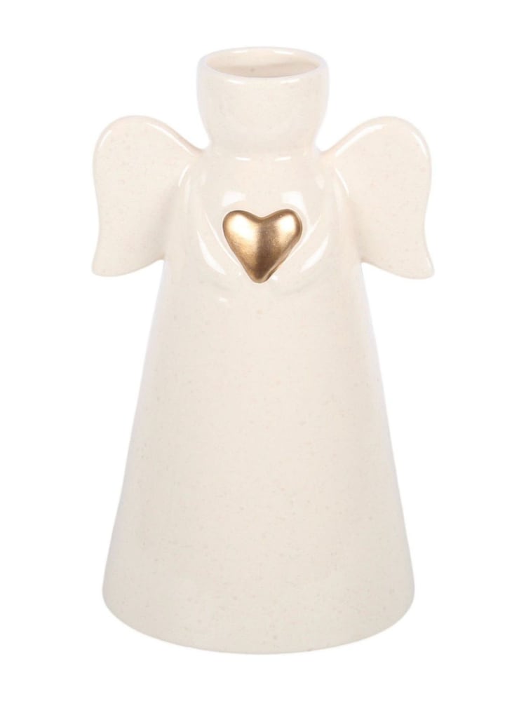 Something Different White Angel Shaped Ceramic Vase - Image 2 of 4 Something Different White Angel Shaped Ceramic Vase - Image 2 of 4