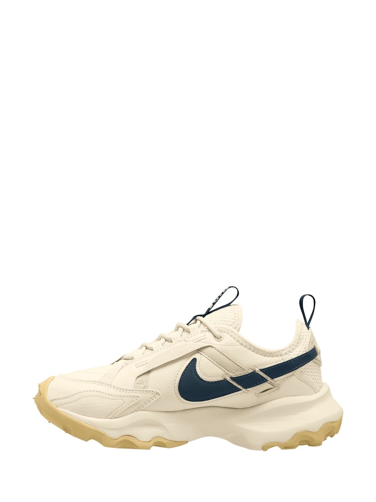 Nike Cream/Navy TC7900 Trainers - Image 2 of 4