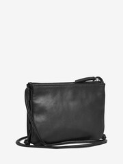 Black Small Leather Cross-Body Bag - Image 5 of 6