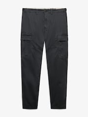 Superdry Black Regular Tapered Cargo Trousers - Image 6 of 6