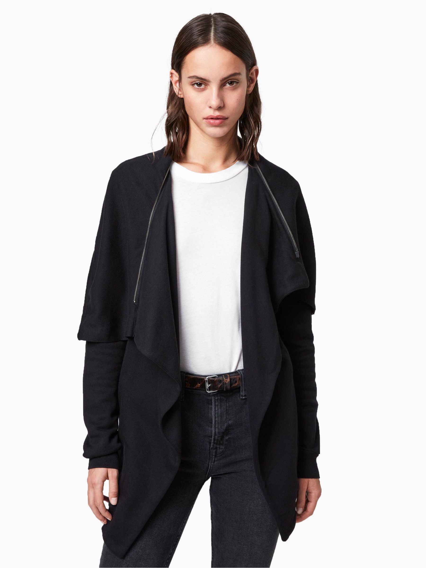 Buy AllSaints Black Dahlia Cardigan from Next Luxembourg