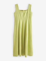 Green Maxi Dress With Linen - Image 1 of 1
