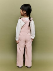 Mango Pink Ruffled Strap Dungarees - Image 2 of 6