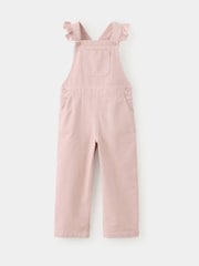 Mango Pink Ruffled Strap Dungarees - Image 3 of 6