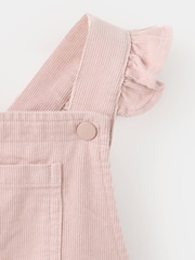 Mango Pink Ruffled Strap Dungarees - Image 5 of 6