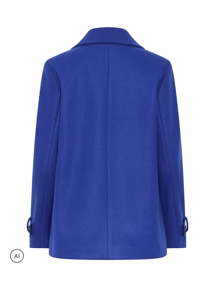 Star by Julien MacDonald Blue Pea Coat - Image 3 of 3