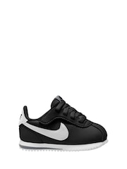 Nike Black Infant Cortez EasyOn Trainers - Image 1 of 1