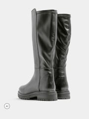 Evans Leather Knee High Boots In Extra-Wide EEE Fit - صورة 3 من 4