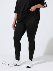 Yours Curve Black Active Leggings - Image 1 of 7