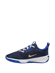 Темно-синий - Nike Youth Omni Multi-Court Trainers - Image 2 of 11