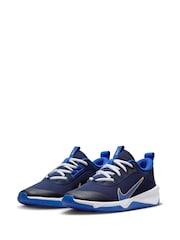Темно-синий - Nike Youth Omni Multi-Court Trainers - Image 9 of 11