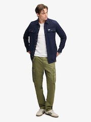Superdry Green Slim Taper Cargo Trousers - Image 3 of 5