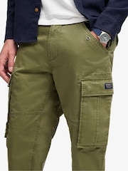 Superdry Green Slim Taper Cargo Trousers - Image 5 of 5