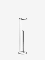 Grey Wire Toilet Roll Holder - Image 3 of 4