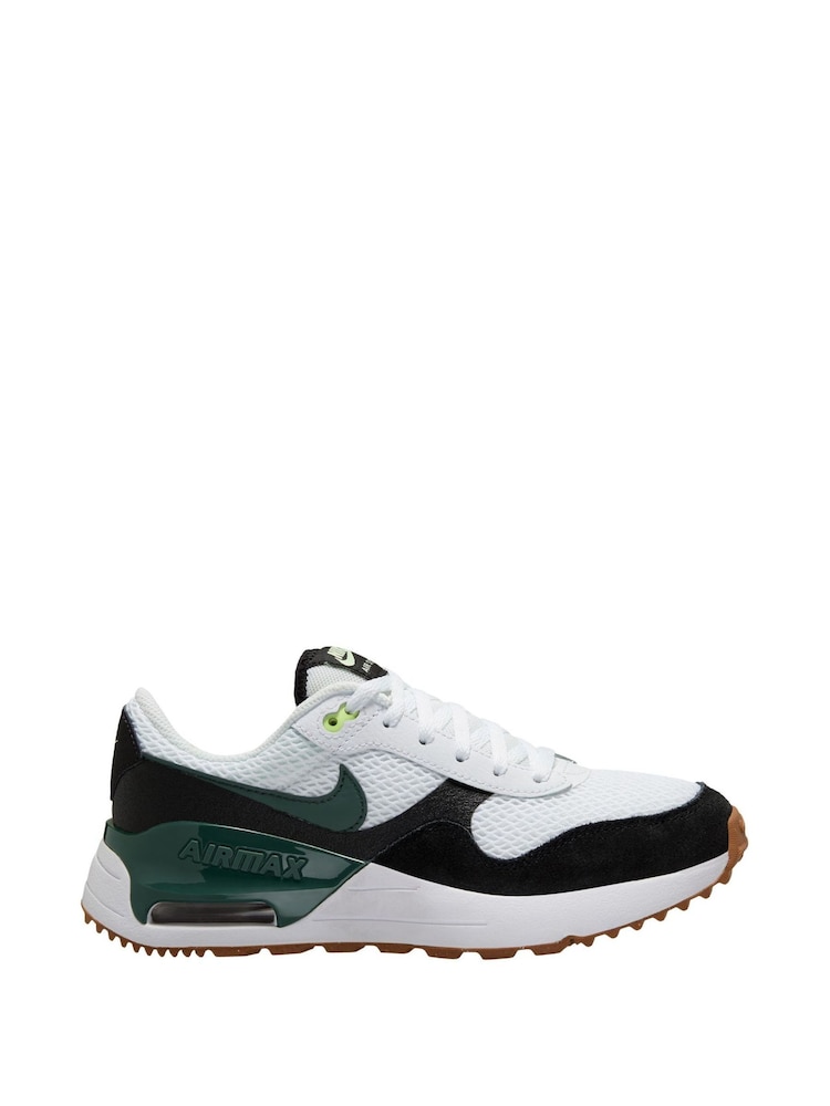Nike White Youth Air Max SYSTM Trainers - Image 1 of 10