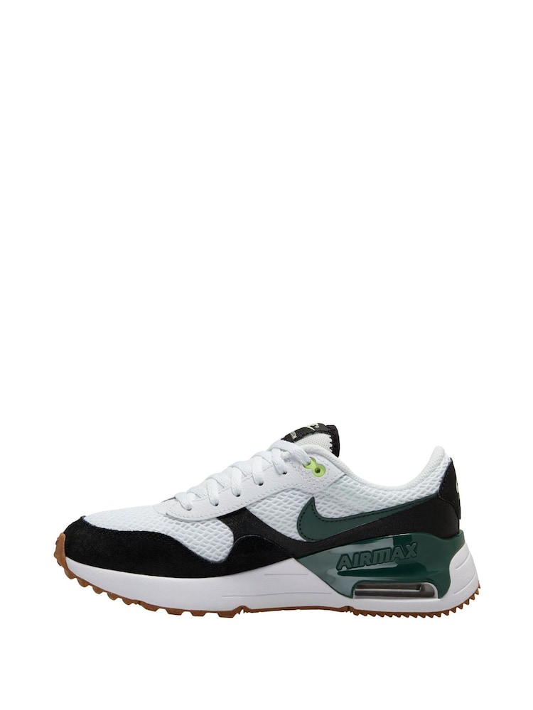 Nike White Youth Air Max SYSTM Trainers - Image 2 of 10