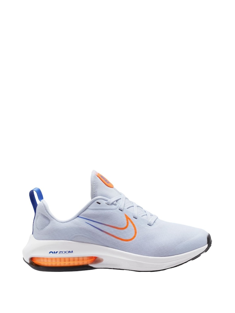 Nike Grey Youth Air Zoom Arcadia 2 Running Trainers - Image 1 of 12