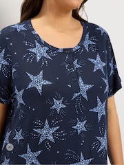 Camisón semilargo con tapeta de estrella de Yours Curve - Imagen 3 de 5