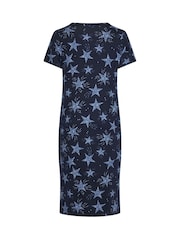 Camisón semilargo con tapeta de estrella de Yours Curve - Imagen 5 de 5
