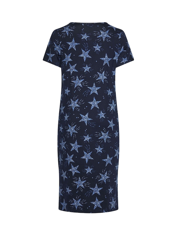 Camisón semilargo con tapeta de estrella de Yours Curve - Imagen 5 de 5 Camisón semilargo con tapeta de estrella de Yours Curve - Imagen 5 de 5