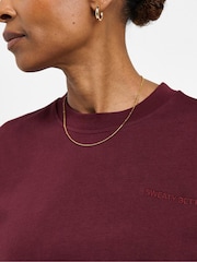 Sweaty Betty Malbec Red Short Sleeve T-Shirt - Image 4 of 7