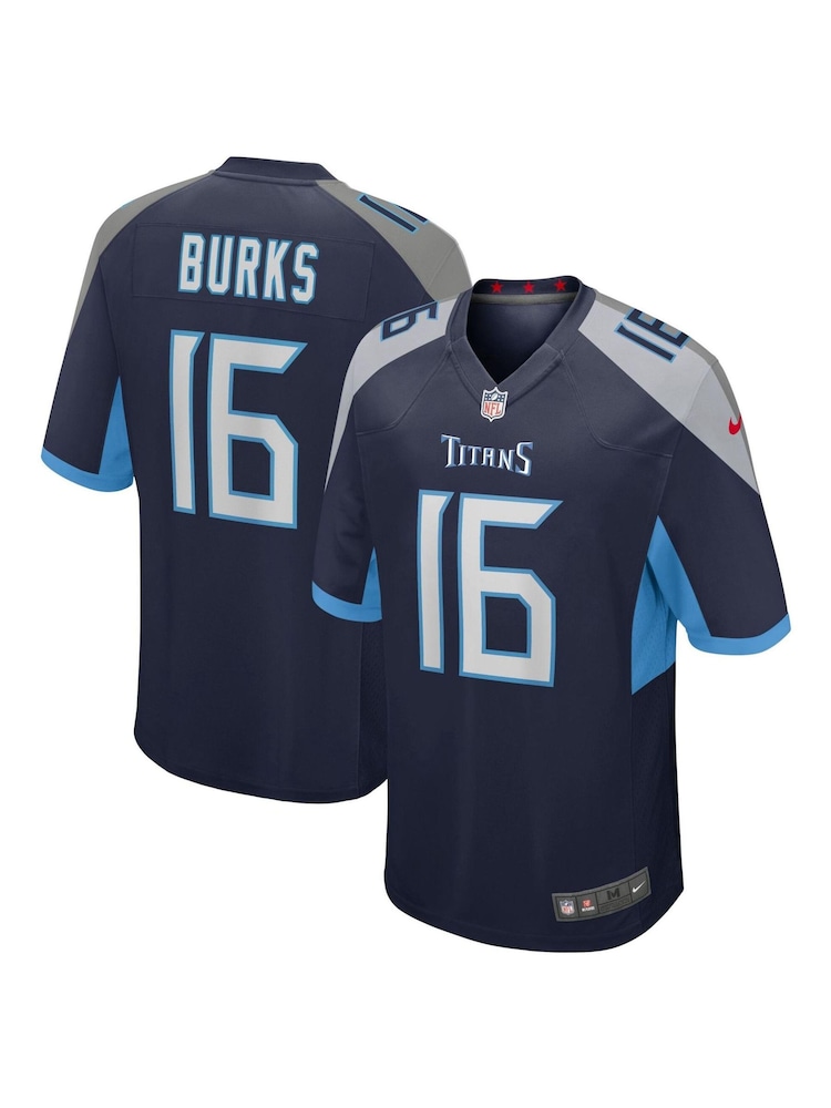 Nike Blue NFL Tennessee Titans Home Game Jersey - Treylon Burks - Image 1 of 3