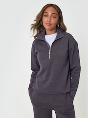 Threadbare Grey Funnel Neck Wide Leg Sweater Set - Image 3 of 5