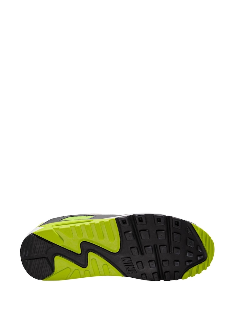 Nike White/Khaki Cyber Air Max 90 Trainers - Image 4 of 4