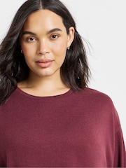 Figleaves Red Soft Knit Batwing Lounge Set - Image 4 of 4