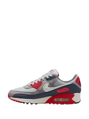 Nike SmokeGrey/Phantom Air Max 90 Trainers - Image 2 of 4